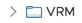Default folder created by vRA called "VRM"