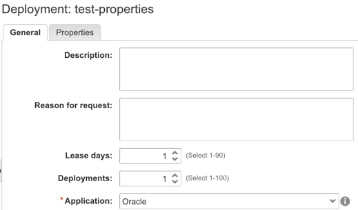 Demo catalog item request form